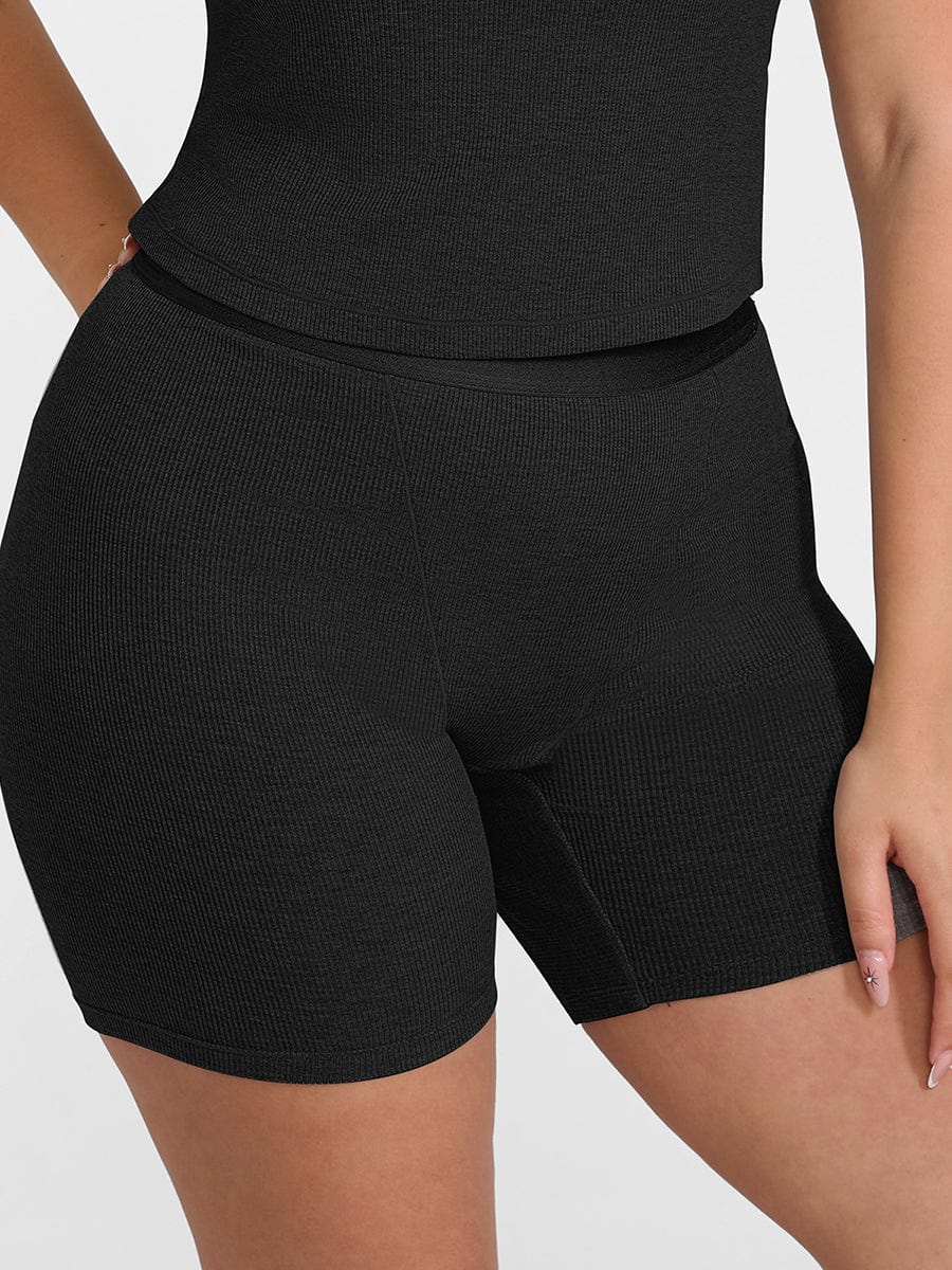 Boxer Mid Waist Breathable Shorts