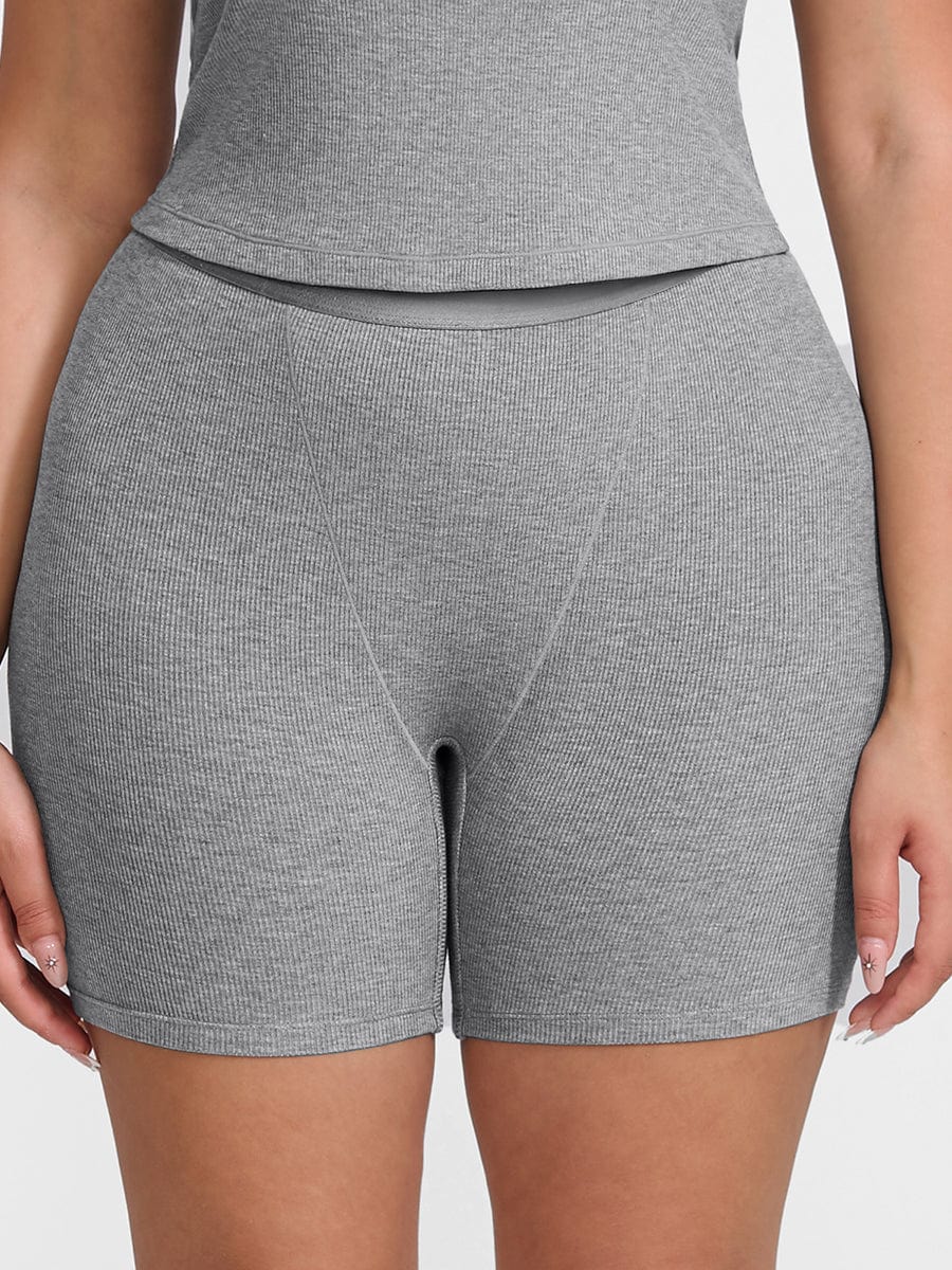 Boxer Mid Waist Breathable Shorts