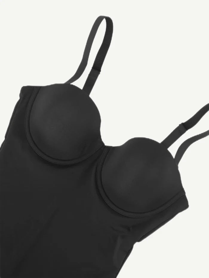 Underwire Push Up Bra Bodysuit