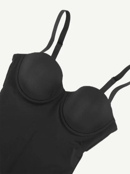 Underwire Push Up Bra Bodysuit