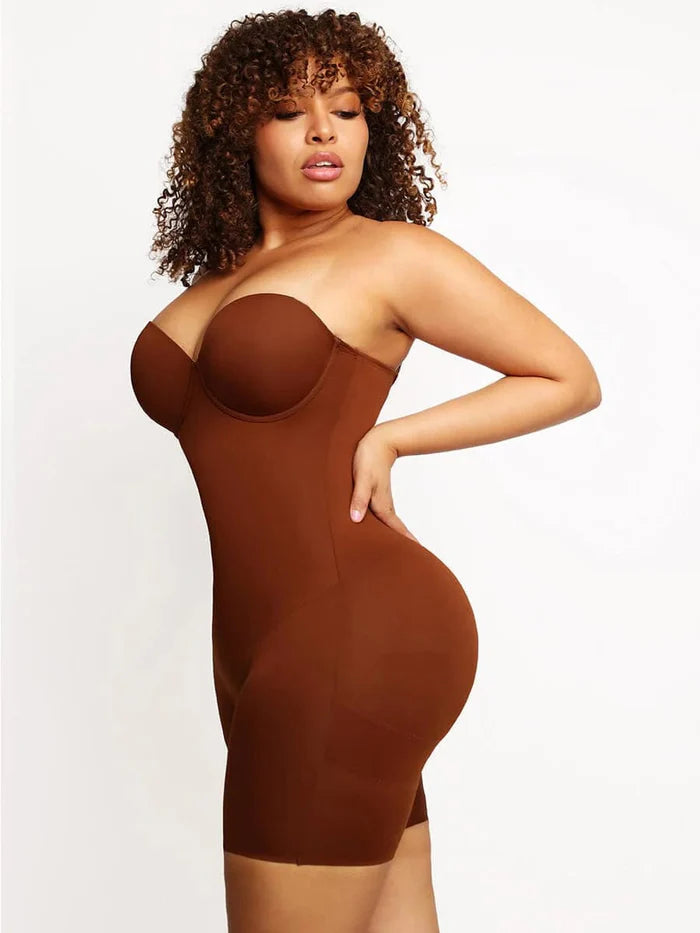 Underwire Push Up Bra Bodysuit