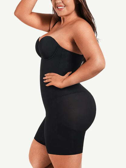 Underwire Push Up Bra Bodysuit