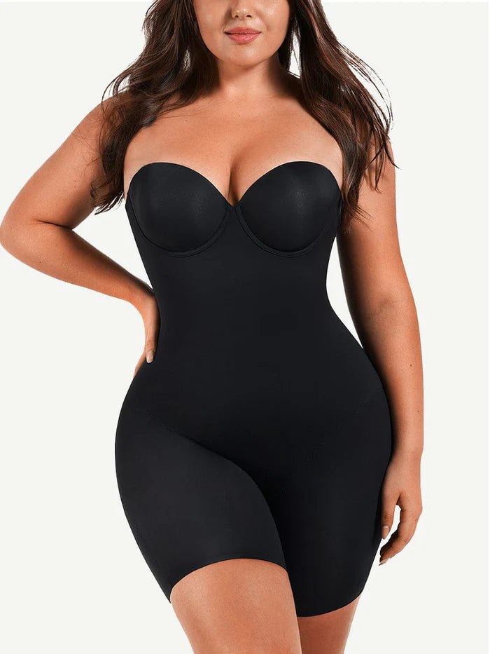 Underwire Push Up Bra Bodysuit
