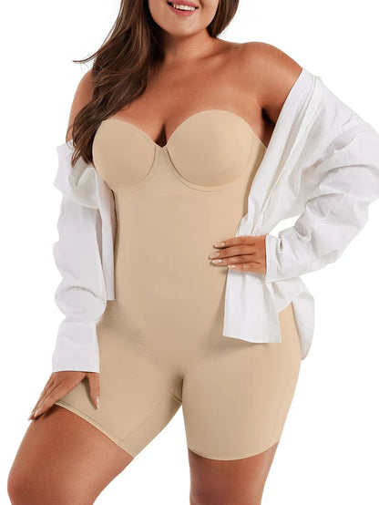 Underwire Push Up Bra Bodysuit
